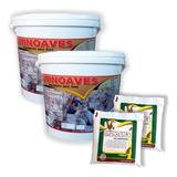 Aminoaves 2kg Mineral Aves Galinha Frango + Imunoaves 2un