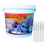 Aminoaves Agrocave Vitamina 10kg + 5 Agulhas Aves Galinhas 