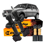 Amortecedor Dianteiro Cofap + Kit Batente Uno Way 2010 2011