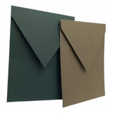 Amostra De Envelopes Verde Santiago E