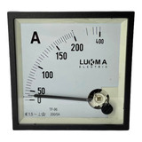 Amperímetro Analógico 0-100a Ferro Móvel 72x72mm Lukma