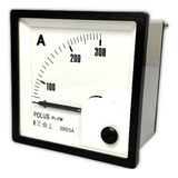 Amperímetro Analógico 72x72mm 300a/5a P/ Tc