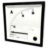 Amperímetro Analógico Fm 96x96 Esc. 0-60a / 5a P/ Tc