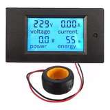 Amperímetro Voltímetro Wattímetro Digital 80-260v Ac