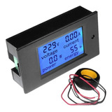 Amperímetro Voltímetro Wattímetro Digital 80-260v Ac 100a Tc