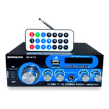 Amplificador Áudio 200w Rms Bluetooth Fm