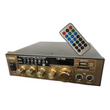 Amplificador Audio Receiver Bluetooth Ambiente Fm Usb 200w