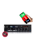 Amplificador Bluetooth Rc7000bt 500 Watts 4 Canais 4 Ohms