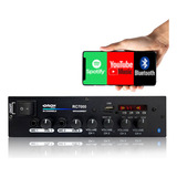Amplificador Bluetooth Rc7000bt 500 Watts 4 Canais 4 Ohms