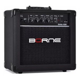 Amplificador Borne Strike G30 Para Guitarra De 15w Cor Preto