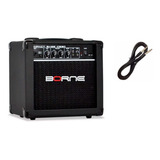 Amplificador Cubo Borne Cb30 15w Impact P/estudo Bass Baixo 