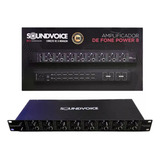 Amplificador De Fone De Ouvido Power 8 Canais - Powerplay