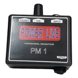 Amplificador De Fone De Ouvido Retorno New Live Power Live
