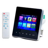 Amplificador De Parede Touch Screen Wifi Som Ambiente 4 Pol