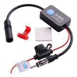 Amplificador De Sinal 12v Am/fm Antena De Rádio Automotivo