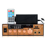 Amplificador De Som Briwax Bp-6152 Bluetooth Radio Usb 200w
