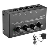 Amplificador Fone Power Play Ha400 Retorno 4 Canais + Fonte