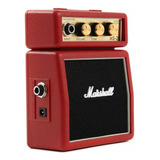 Amplificador Marshall Mini Cubo Vermelho Ms-2r