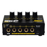 Amplificador Para Fones De Ouvido 4 Canais Skp Ha-420 4ch Bivolt