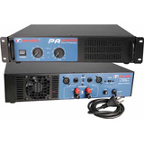 Amplificador Potência New Vox Pa 6000 - 3000w Rms