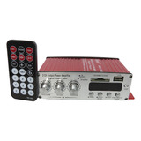 Amplificador Receiver 2 Canal Som Casa Loja Usb Sd Ma120