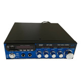 Amplificador Receiver 200w Bluetooth Karaokê Som Ambiente Fm