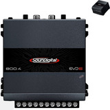 Amplificador Sd800.4 Evo 800w Rms 4 Bridge 4 Canais Sound