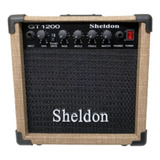 Amplificador Sheldon Gt1200 Para Guitarra De 15w Cor Palha