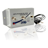 Amplificador Sinal Proeletronic 30db Tv Hdtv Catv Uhf Vhf