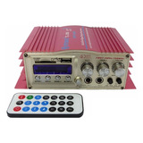 Amplificador Teli Tl-308 Mini Modulo Com Karaoke Mp3 Fm Usb