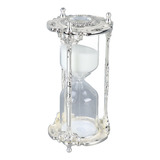 Ampulheta Decorativa De 15 Minutos, Metal Antigo, Temporizad