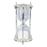 Ampulheta Decorativa De 15 Minutos, Metal Antigo, Temporizad