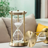 Ampulheta Decorativa Decoração Antiga Clássica Retro 17cm