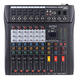 Amw Cx6 V3 Mesa De Som 6 Canais Usb Bluetooth Eq Efx Loja !
