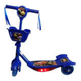 Analu Kids Patinete Infantil Carros Azul Para Crianças