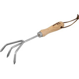 Ancinho 3 Dentes Inox Para Jardim Vonder Rastelo Jardinagem
