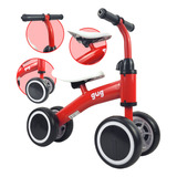 Andador Bicicleta De Equilíbrio Infantil 4 Rodas Criança