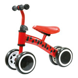 Andador Bicicleta De Equilíbrio Infantil 4 Rodas