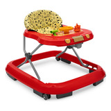 Andador Carrinho De Bebe Infantil Musical Didatico Vermelho