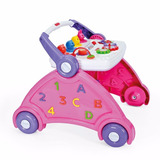 Andador Didático Musical Rosa Educativo Mesa Bebê Menina