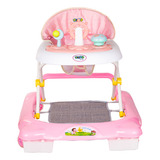 Andador Infantil Musical Para Bebê Maxi Baby La Bamba Rosa