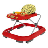 Andador Infantil Para Bebê Safari Vermelho - Tutti Baby 