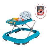 Andador Infantil Para Bebês Musical Safári Azul - Tutti Baby