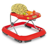 Andador Infantil Safari Ii Vermelho Tutti Baby 
