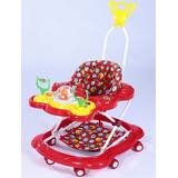 Andador Musical Megaluxo Infantil Vermelho Jumbobaby