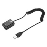 Andoer 5v Usb Np-fw50 Dummy Bateria Pack Adaptador De Acopla
