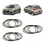 Anéis Motor Std 050 Hyundai Hb20 Comfort 1.0 12v 3 Cil G3la