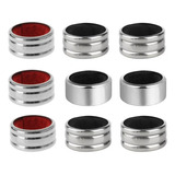 Anel Corta Gotas Gargalo Metal Garrafa De Vinho Kit 9 Peças