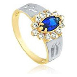 Anel De Formatura Em Ouro 18k Com Diamantes Naturais