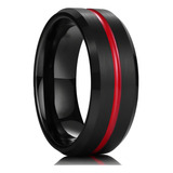 Anel Masculino Moderno Elegante Preto Aço Inoxidável 316l